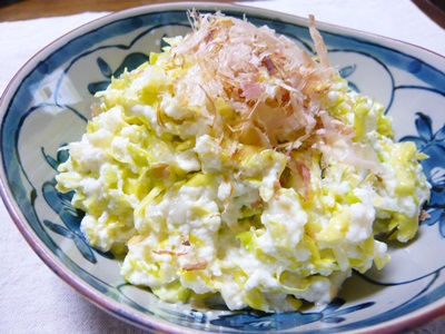 キャベツと豆腐のサラダ.JPG