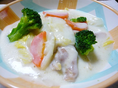 白菜と鶏肉のクリーム煮.JPG