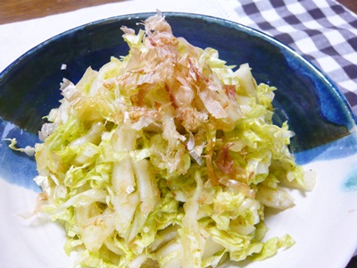 白菜のおかかサラダ.JPG