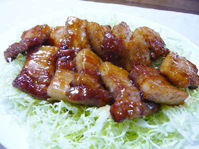 豚バラ肉のカリカリ甘辛焼き.JPG