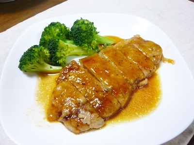 豚ロース肉の生姜焼き.JPG