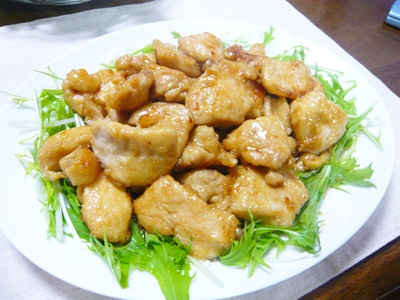 鶏むね肉の甘酢焼き.JPG